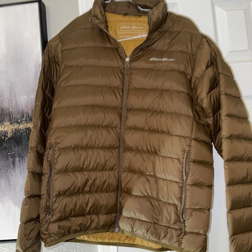Eddie Bauer Puffer Jacket Lightweight Insulating - Picture 2 of 7